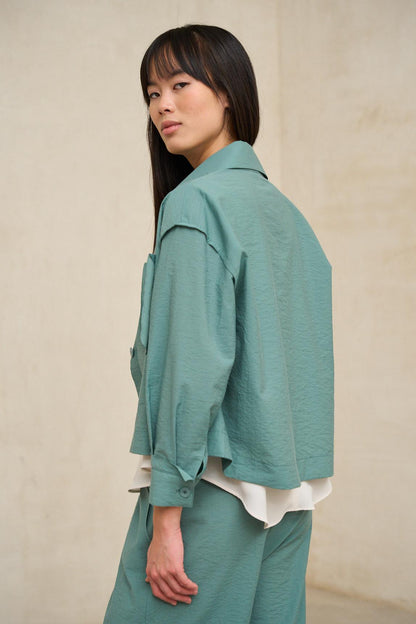 Chaqueta Brisa turquesa