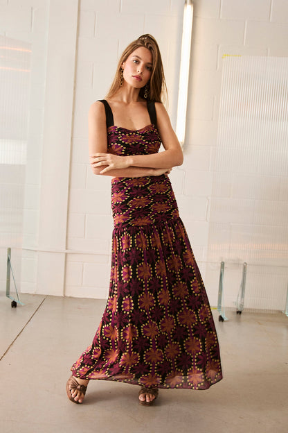 VESTIDO MIDI CUT OUTS MAURA