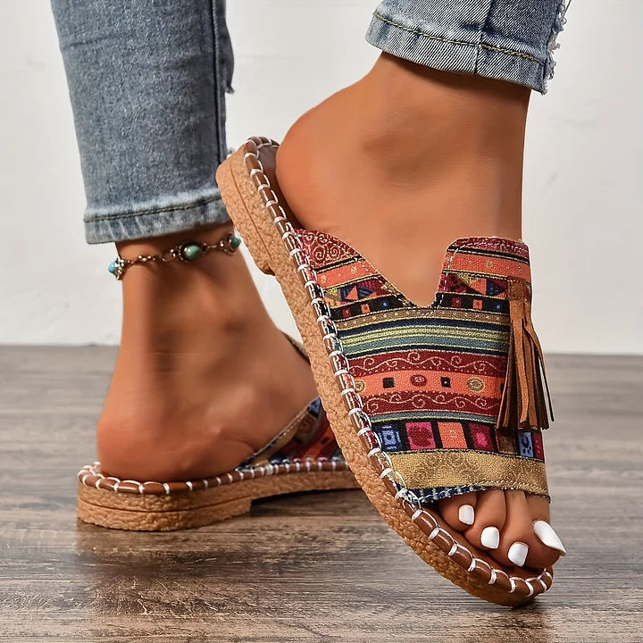 Elena - Sandalias Ortopédicas Planas Confortables