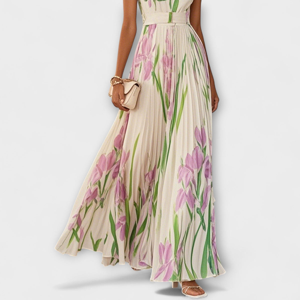 Pilar - Vestido Maxi en Chiffon