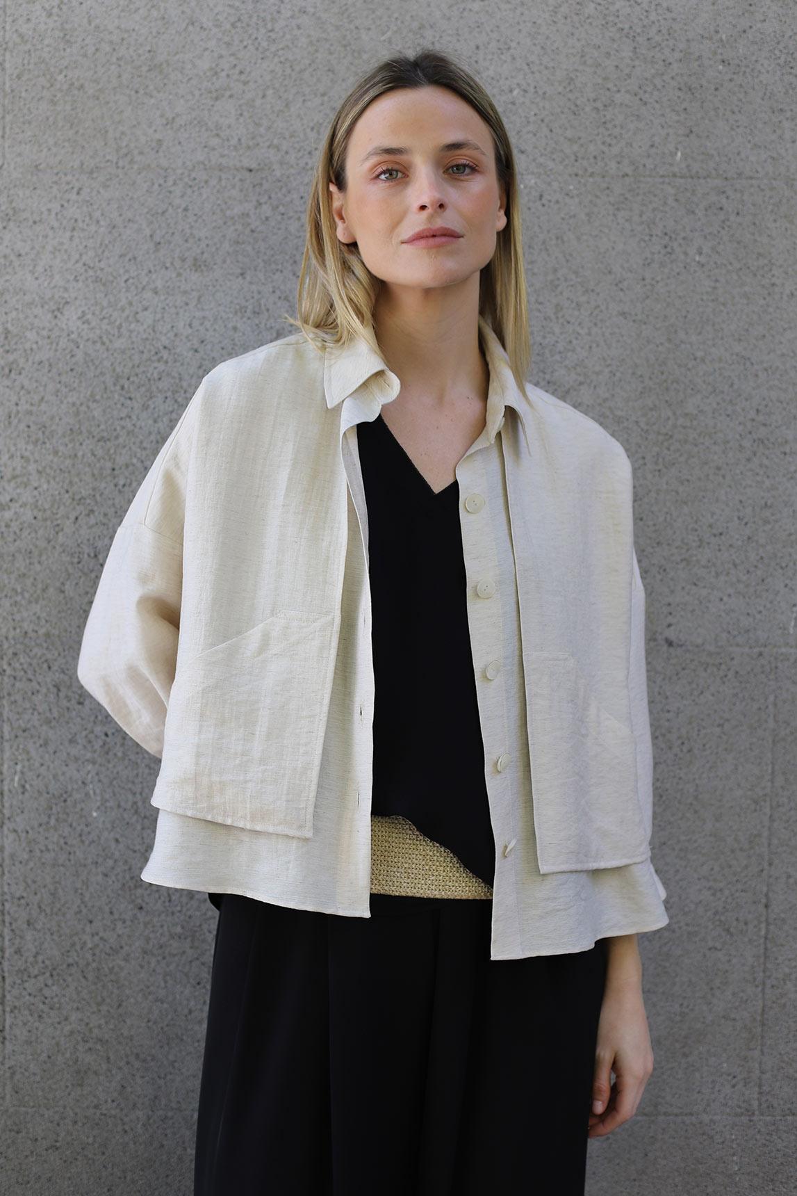 Chaqueta Lise crudo