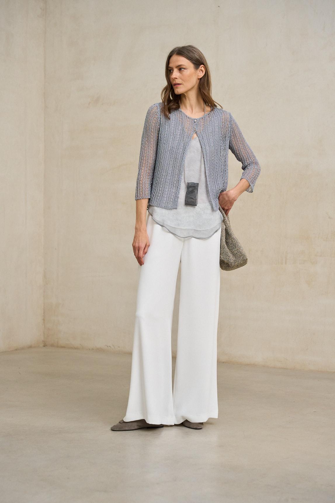 Chaqueta Arelis gris azulado