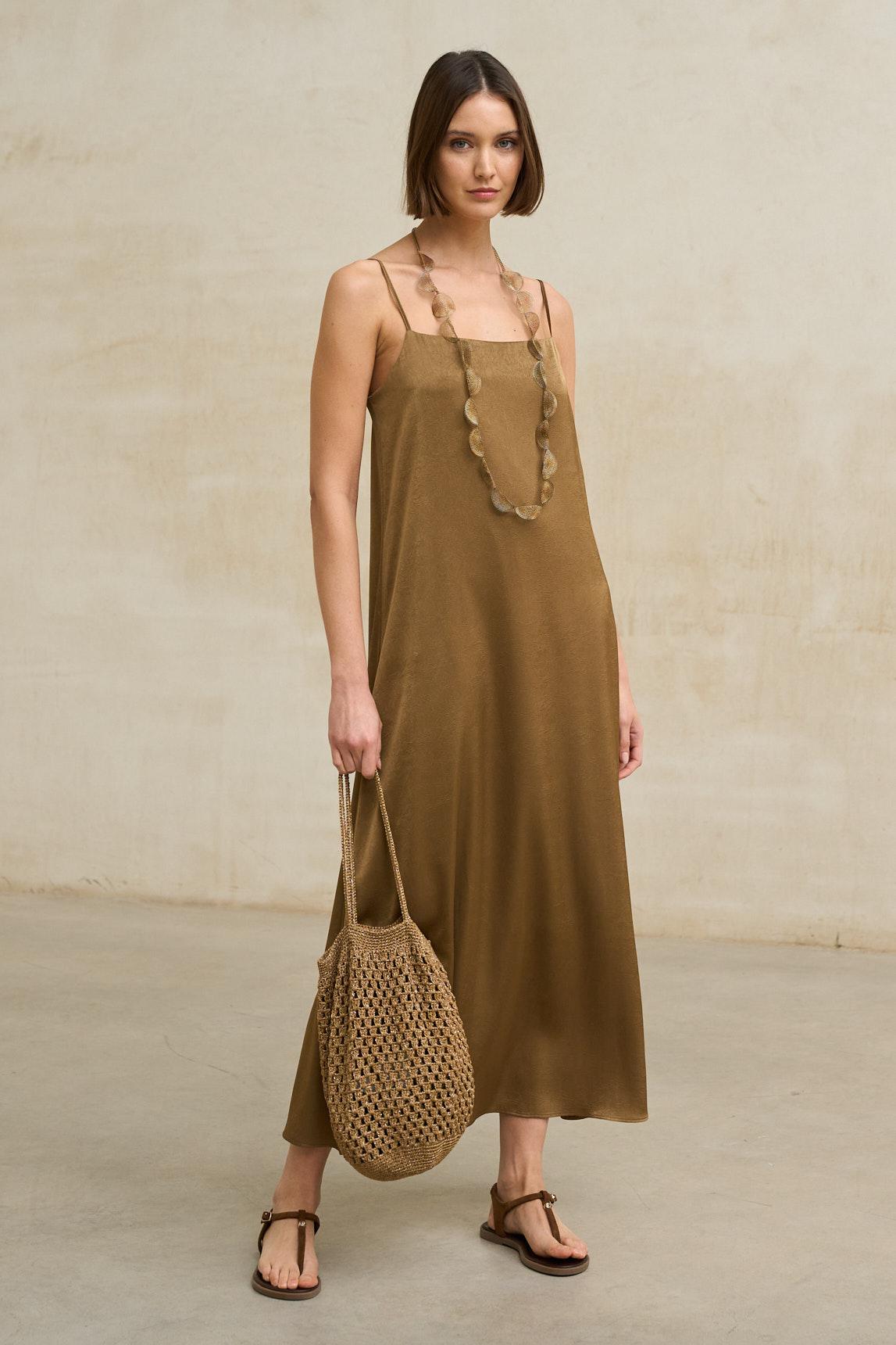 Vestido Odine camel