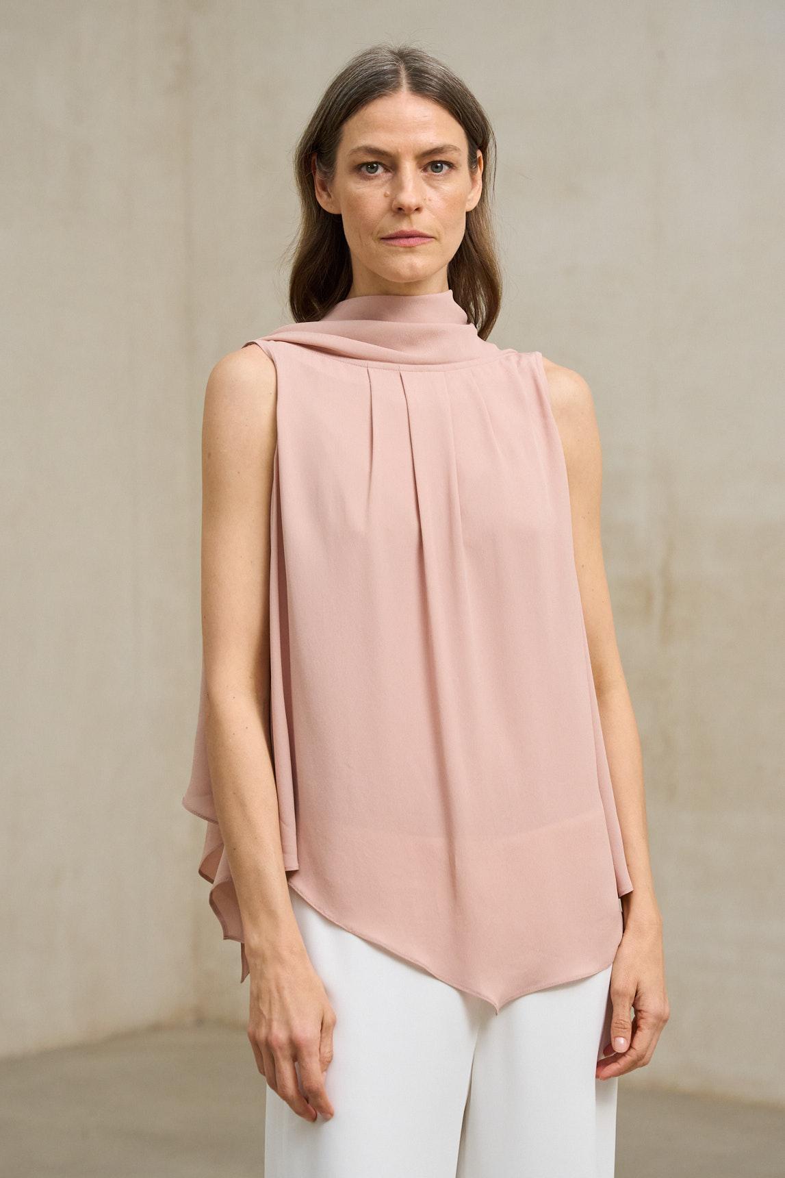Blusa Támara rosa empolvado