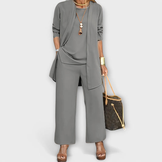Eliza - Conjunto Casual de Tres Piezas