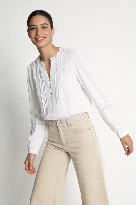 CAMISA ARMONIAS BORDADOS