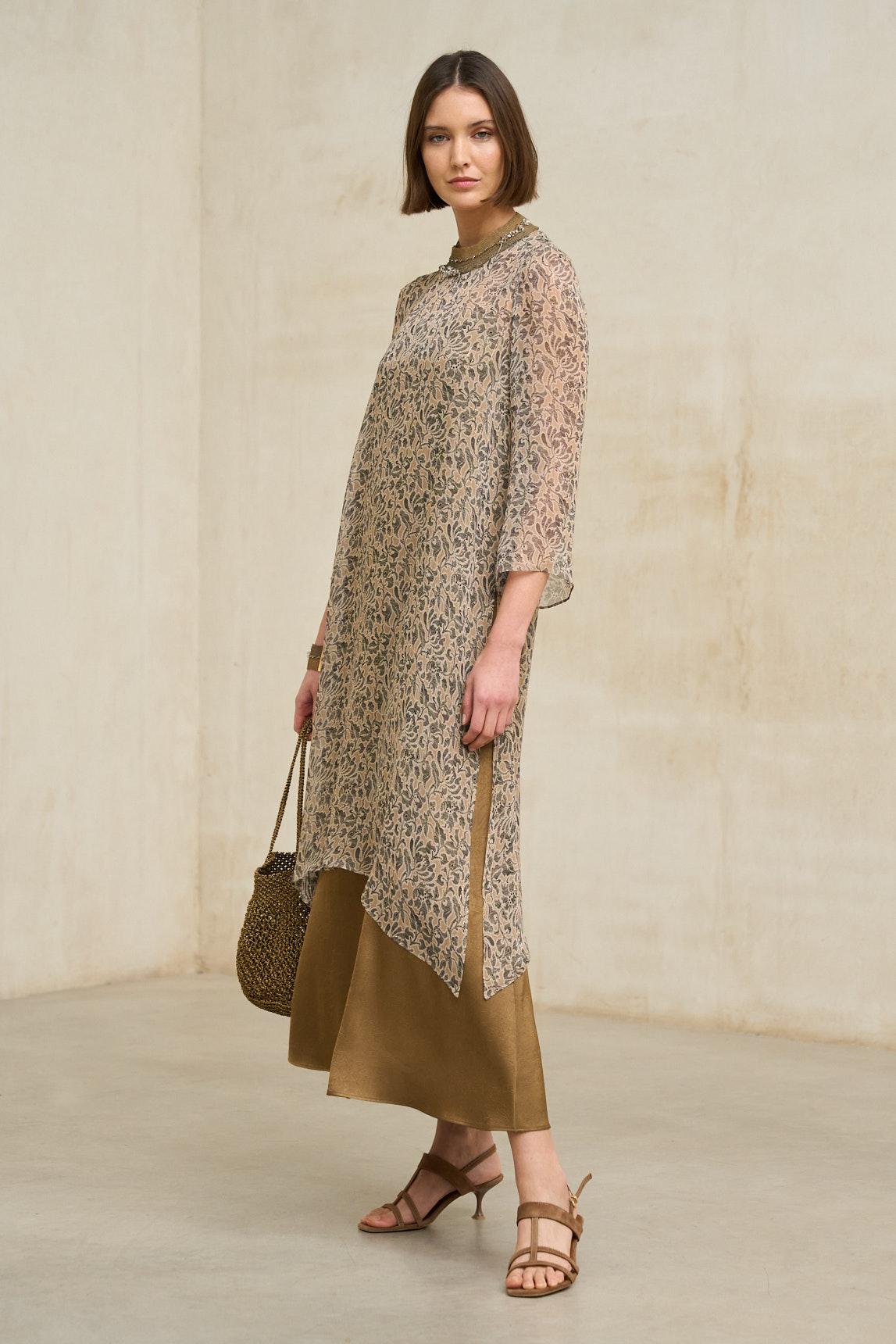 Vestido Odine camel