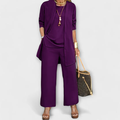 Eliza - Conjunto Casual de Tres Piezas