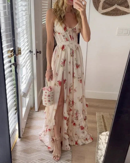 Susana - Vestido Midi con Estampado Floral