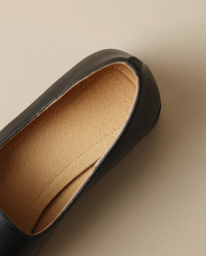 Audrey - Mocasines de mujer con tacón bloque y comodidad