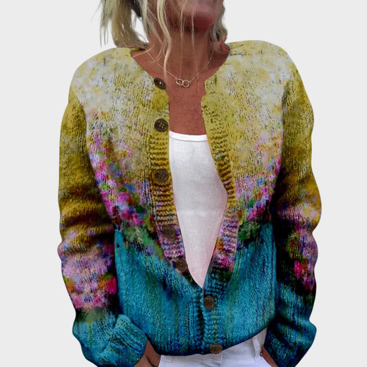 Rita - Cárdigan Floral Otoñal