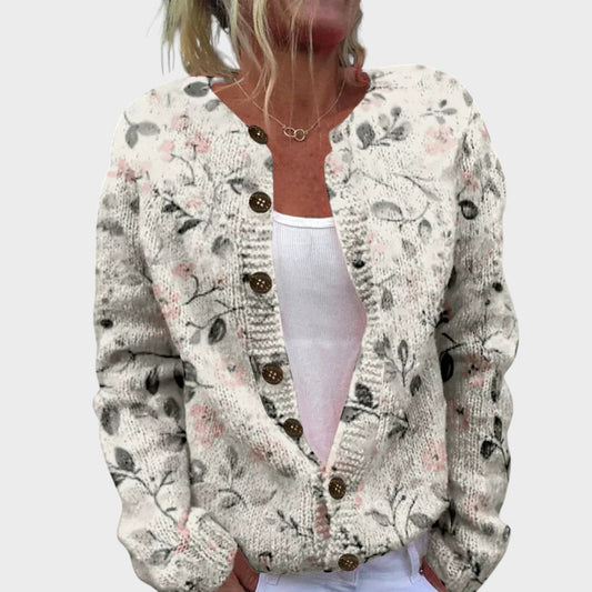 Margarida - Suéter Floral Otoñal