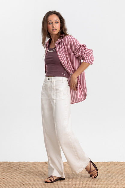 CAMISA ALGODON RAYAS