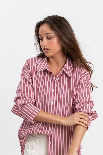 CAMISA ALGODON RAYAS