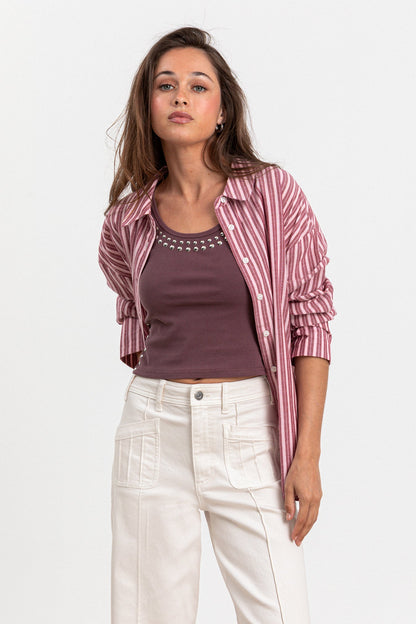 CAMISA ALGODON RAYAS