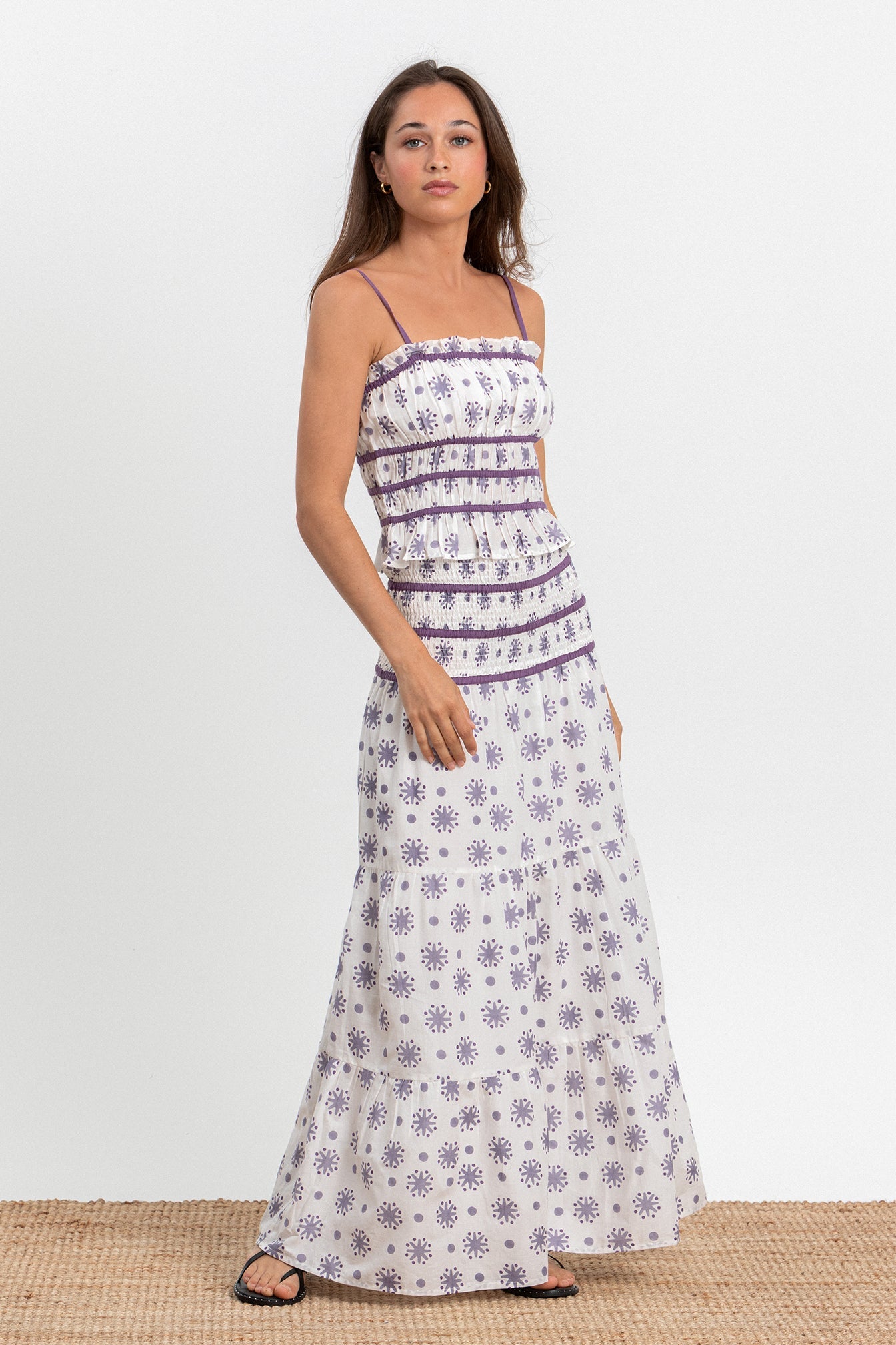 FALDA LARGA ESTAMPADA