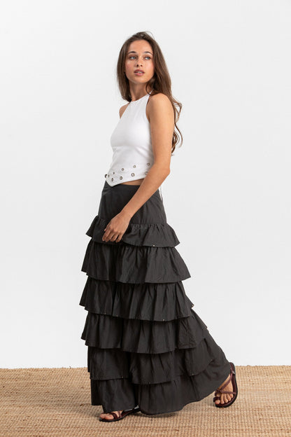 TOP ALGODON EYELETS PAÑUELO