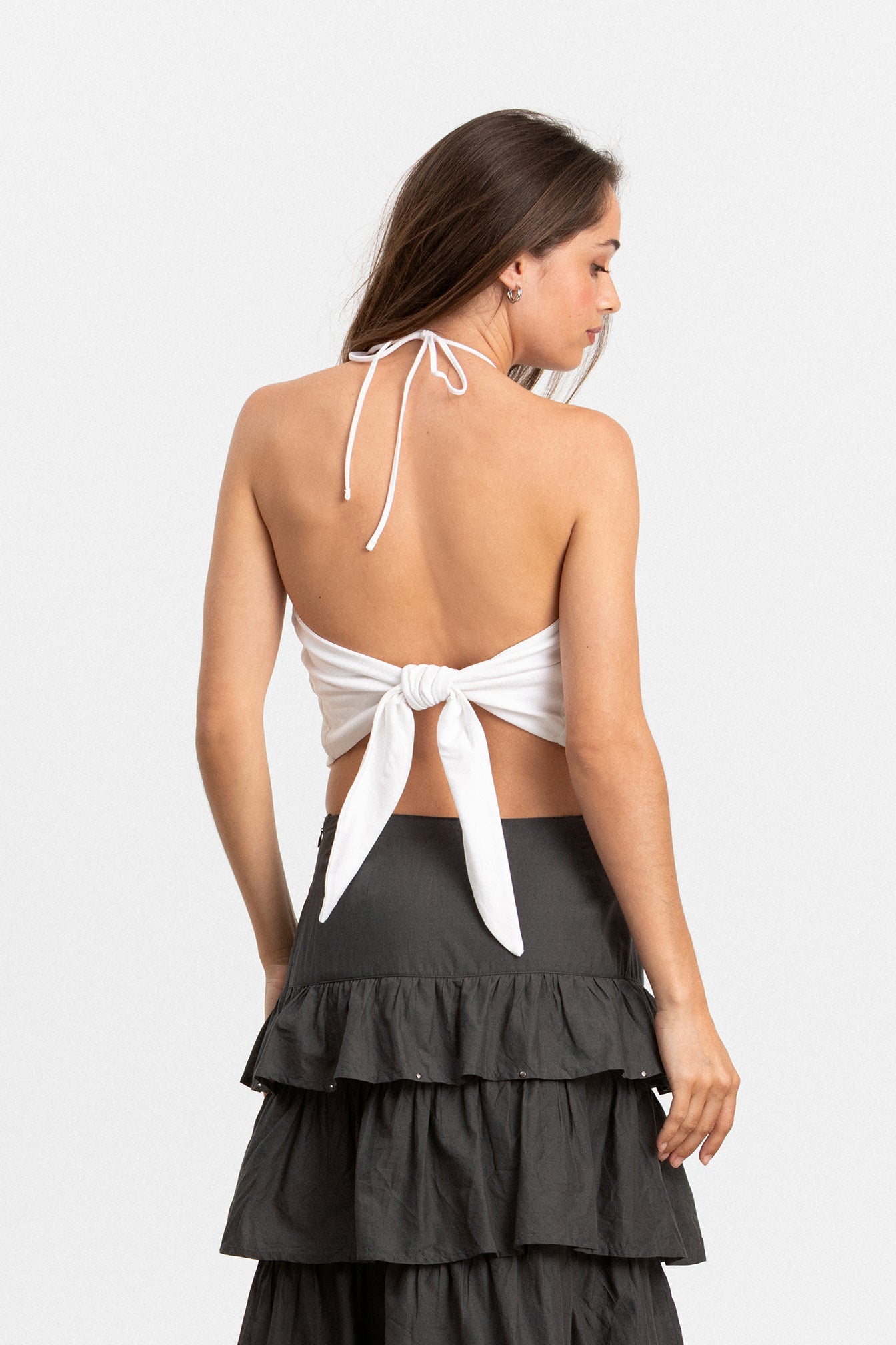 TOP ALGODON EYELETS PAÑUELO