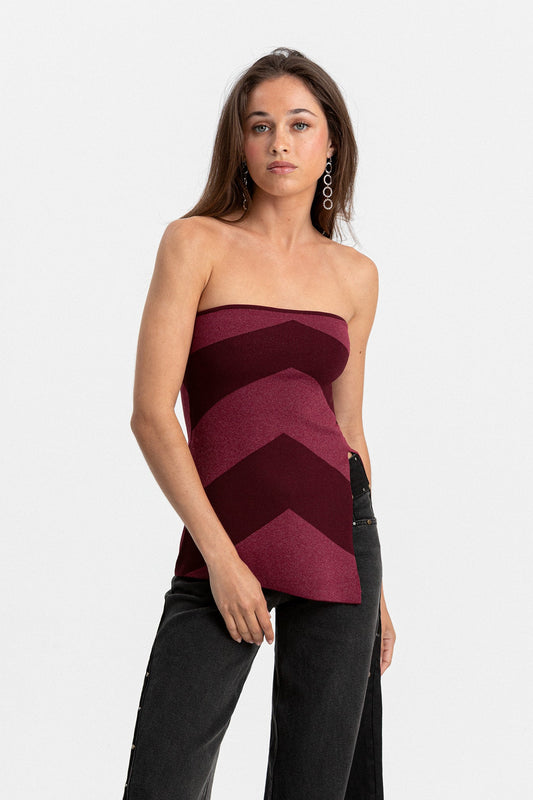 TOP BANDEAU LUREX