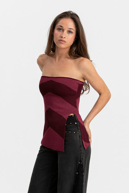 TOP BANDEAU LUREX