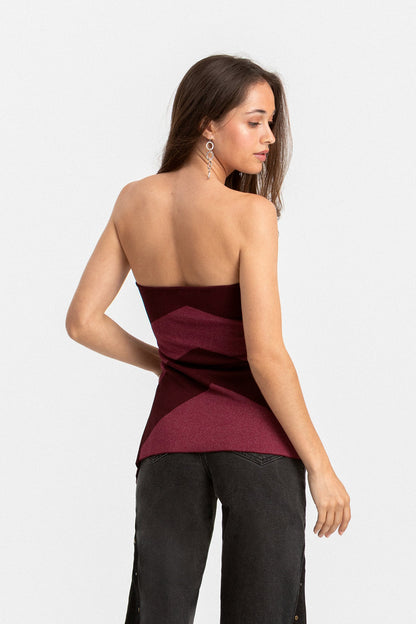 TOP BANDEAU LUREX