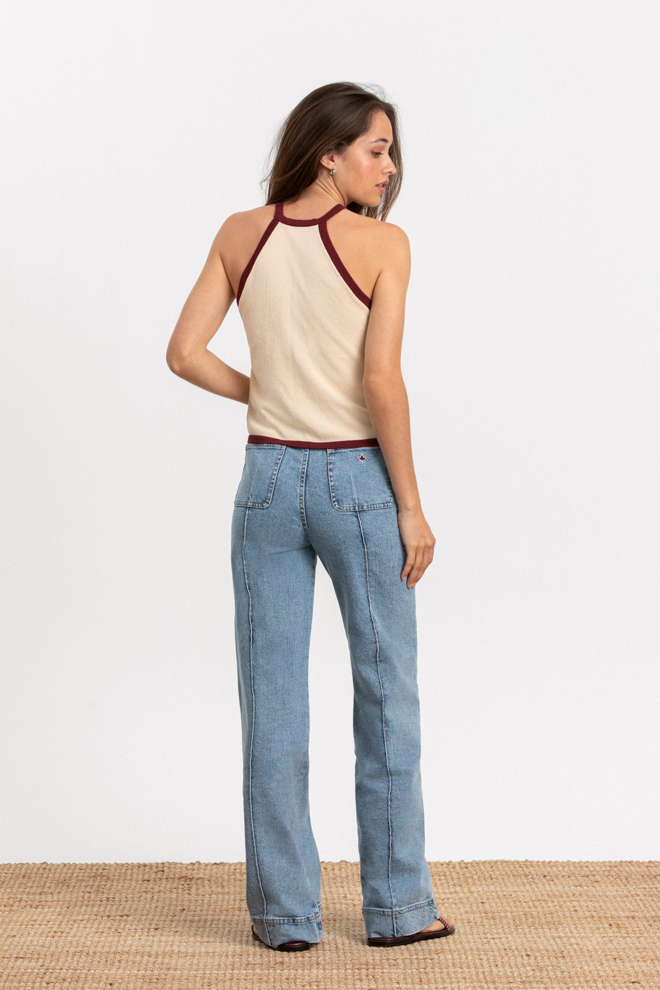 TOP HALTER CONTRASTE