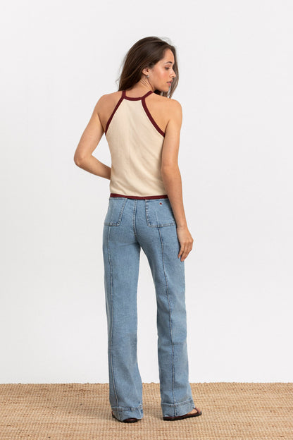 TOP HALTER CONTRASTE