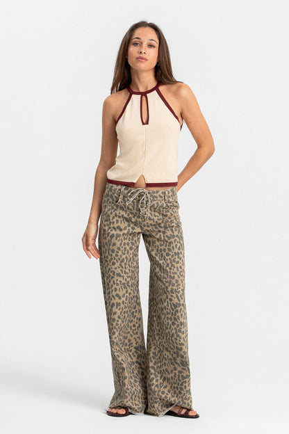 TOP HALTER CONTRASTE