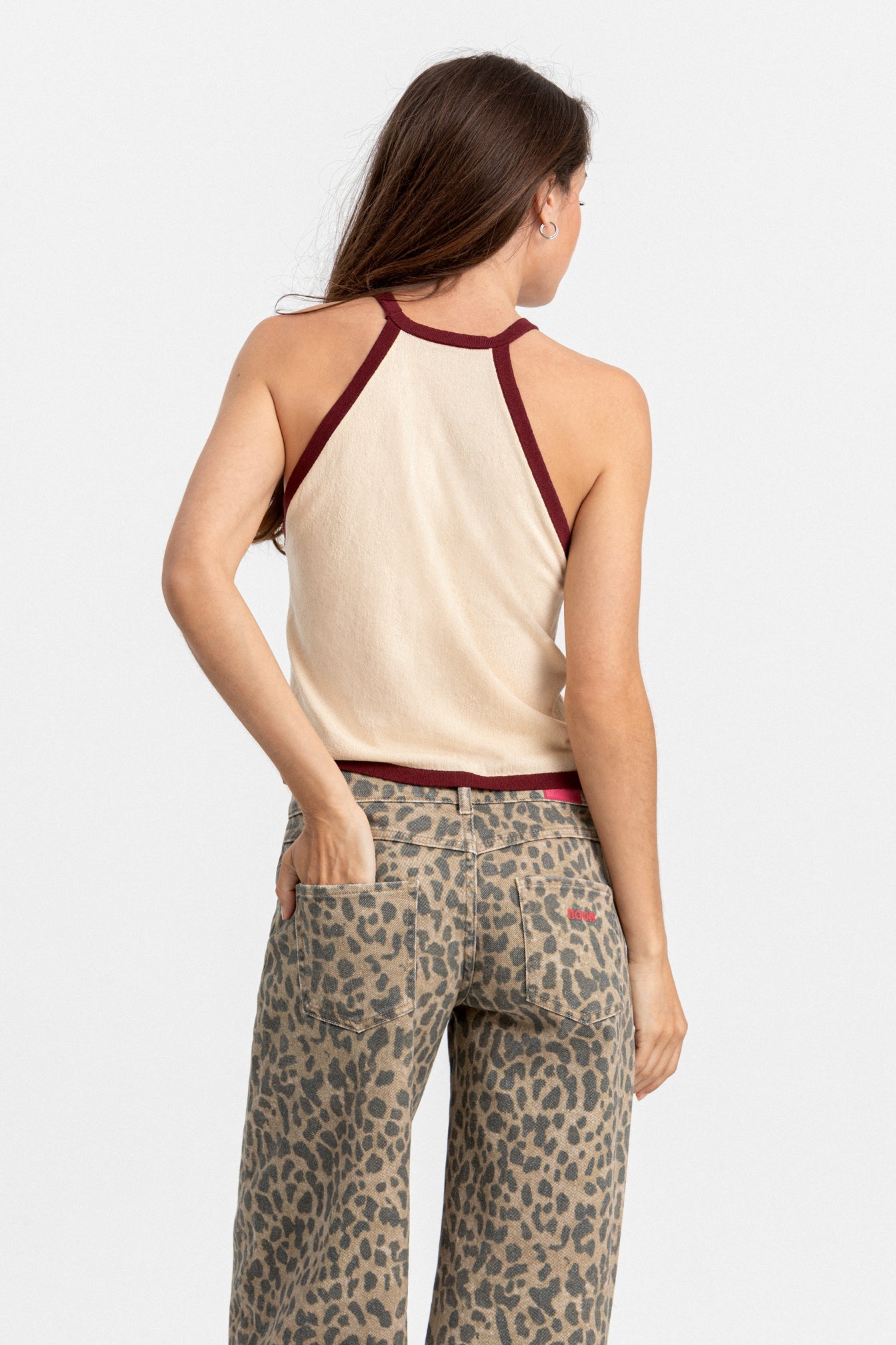 TOP HALTER CONTRASTE