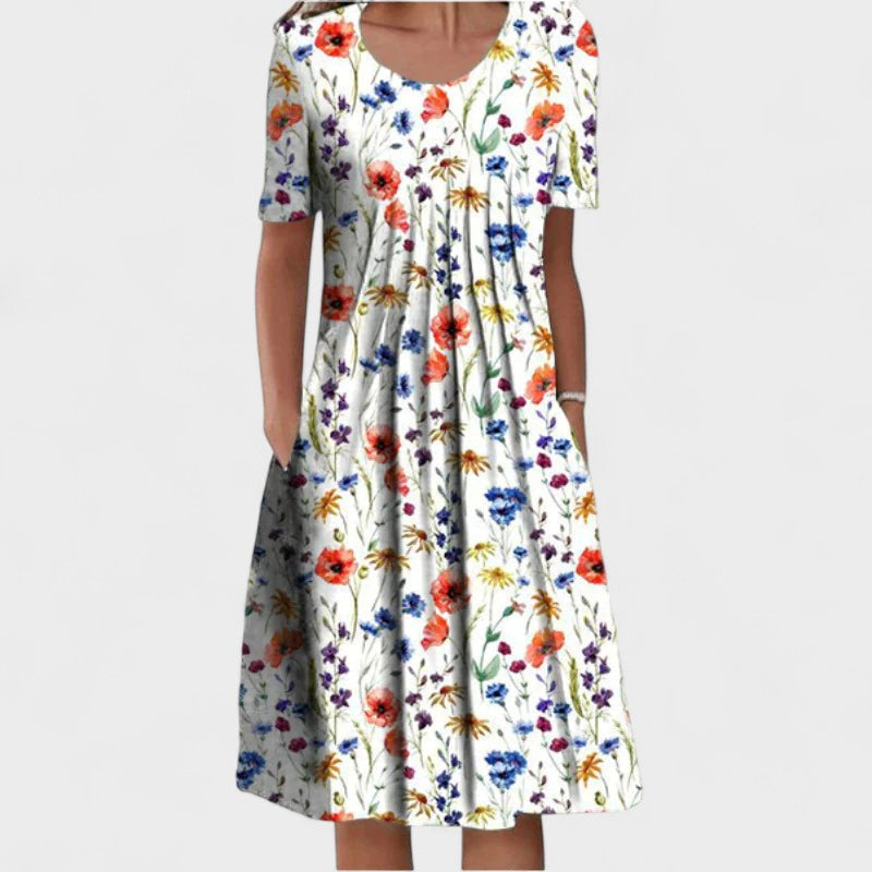 Paloma - Vestido Midi con Capas