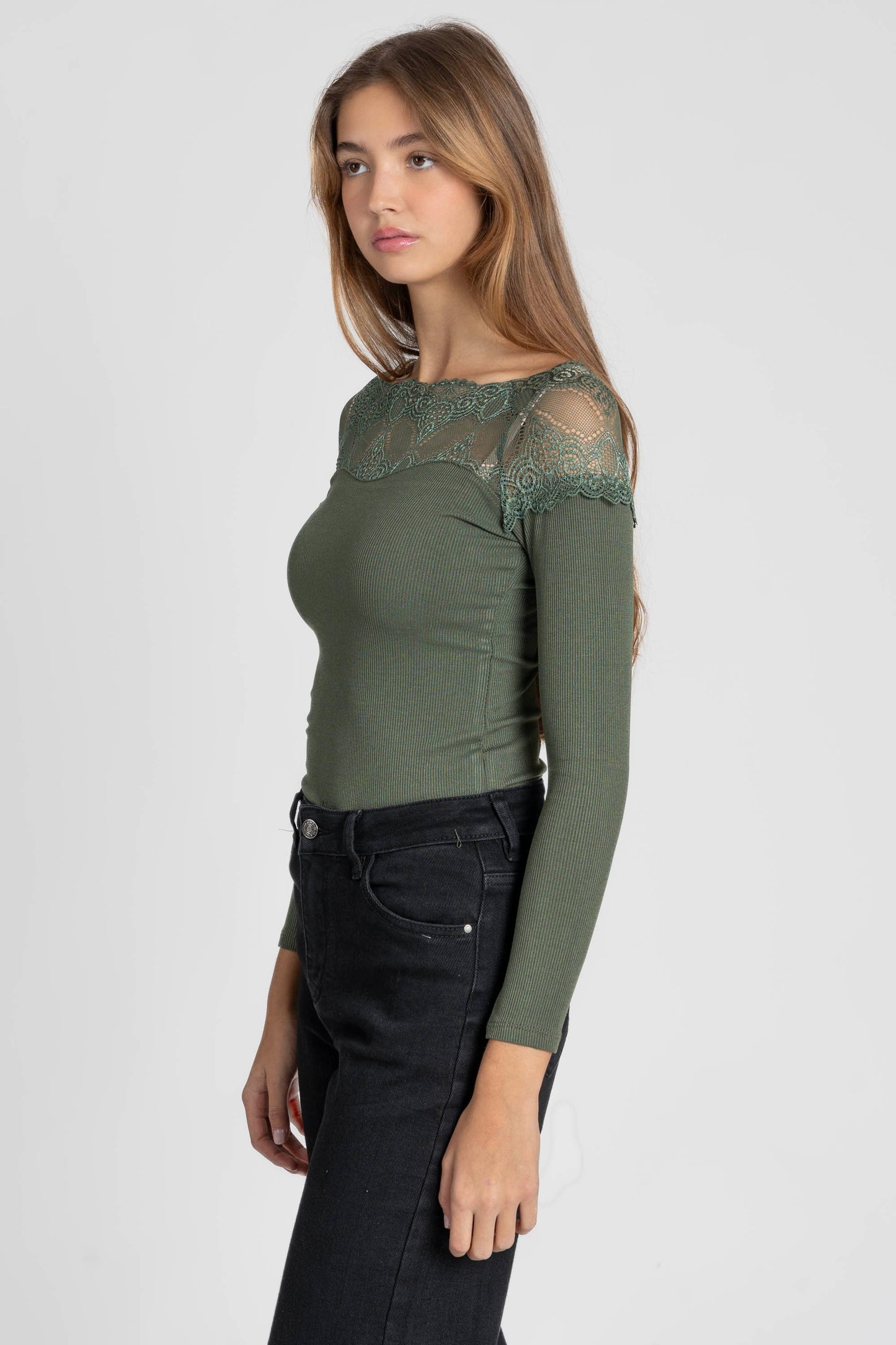 CAMISETA ARMONIAS ENCAJE