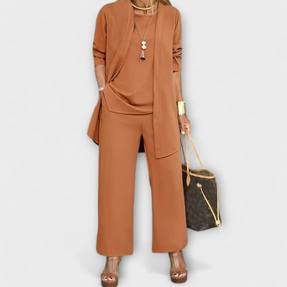 Eliza - Conjunto Casual de Tres Piezas
