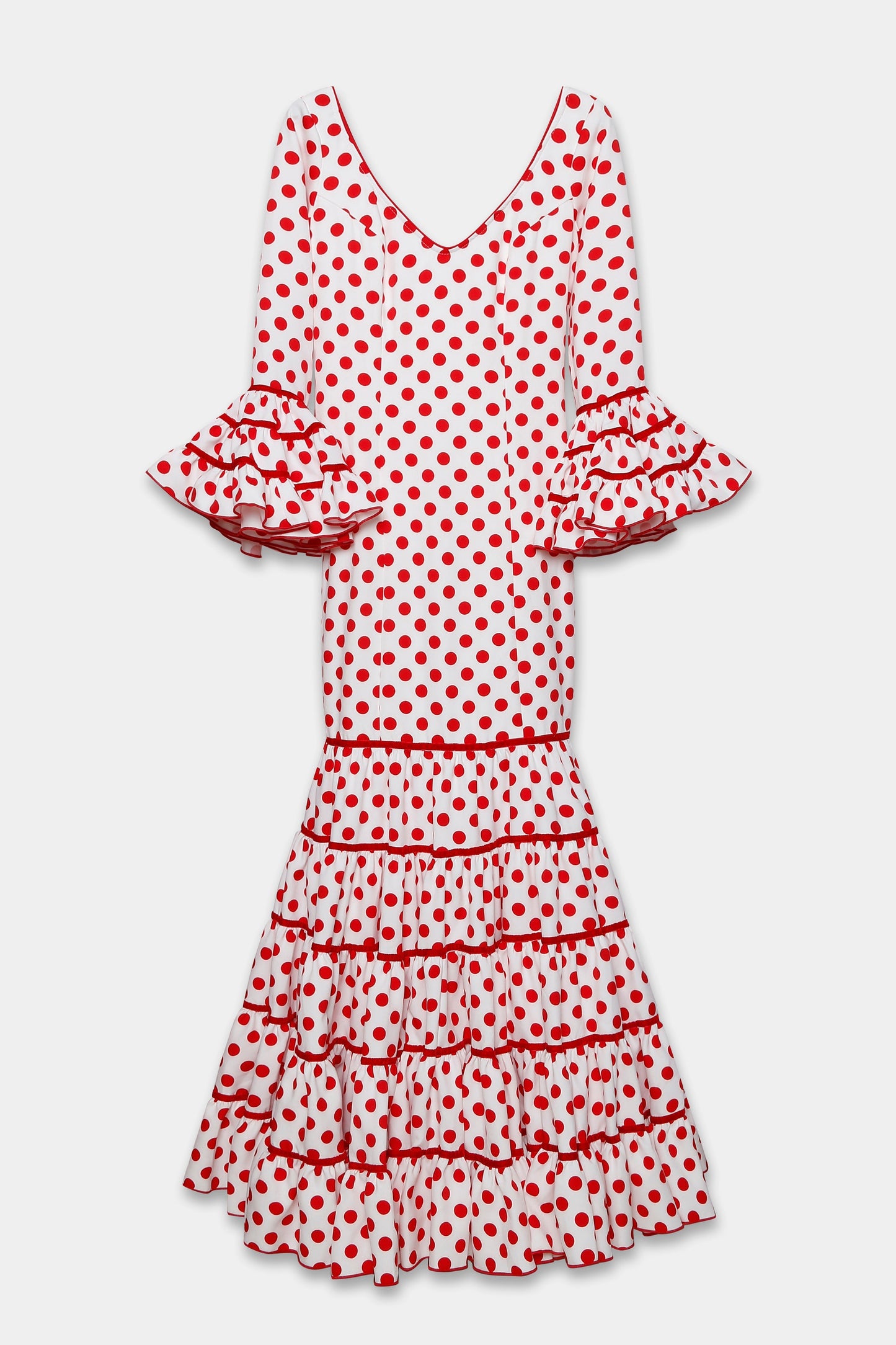 TRAJE FLAMENCA SRA ROSALÍA LUNARES MEDIANOS