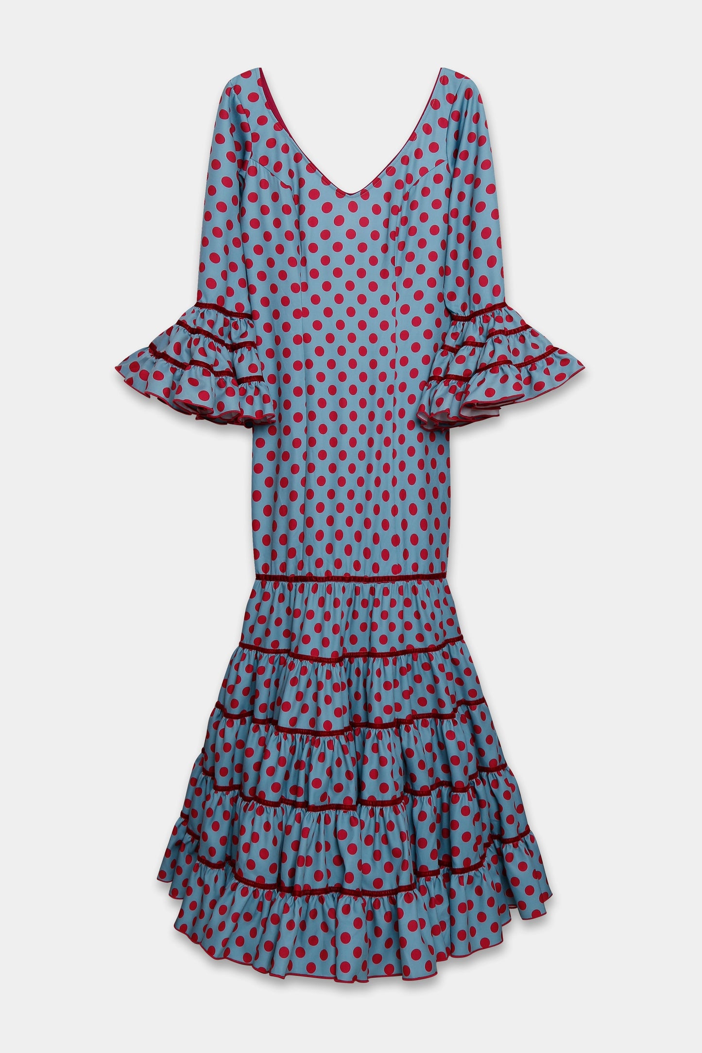 TRAJE FLAMENCA SRA ROSALÍA LUNARES MEDIANOS
