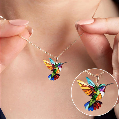 Clara™ | Collar colibrí elegante