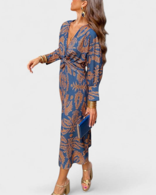 Selena - Vestido midi sofisticado