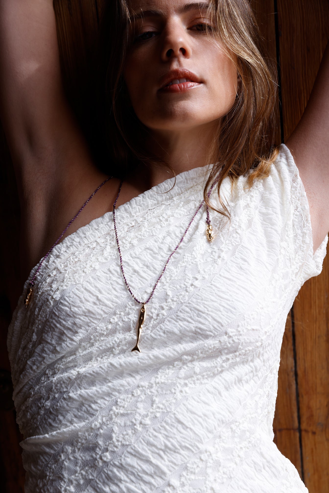 TOP LACE ASIMETRICO