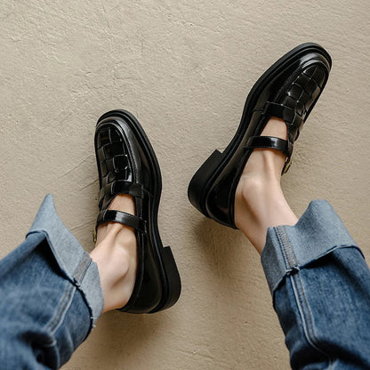 Isava - Zapatos Mary Jane Vintage para Mujer