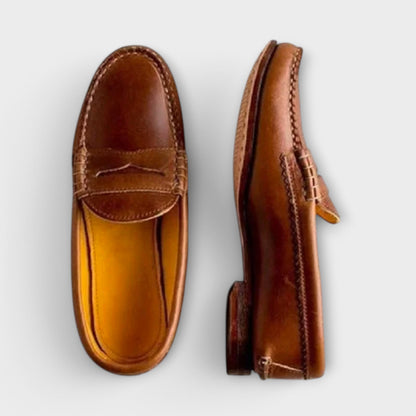 Blanca - Mocasines Clásicos Femeninos