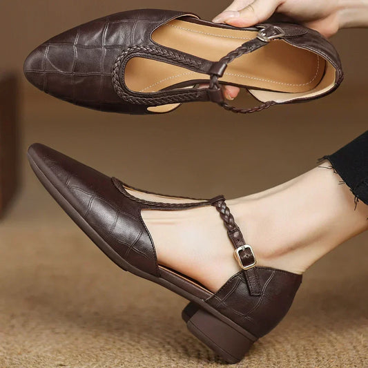 Risla - Zapatos Mary Jane Bebés con Tira T-Bar para Mujer