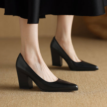 Verona - Elegantes zapatos de tacón bloque para mujer