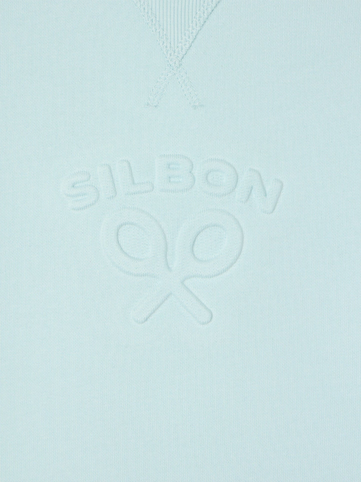 Sudadera woman silbon clasico celeste