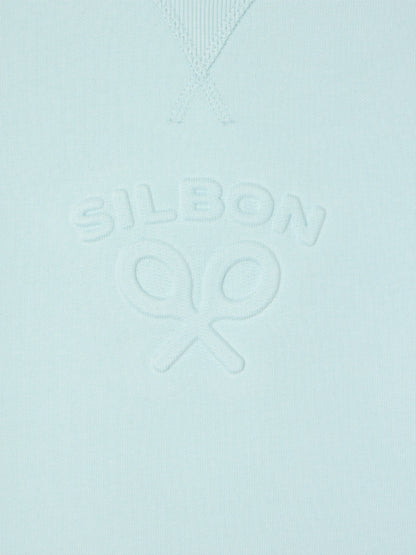 Sudadera woman silbon clasico celeste