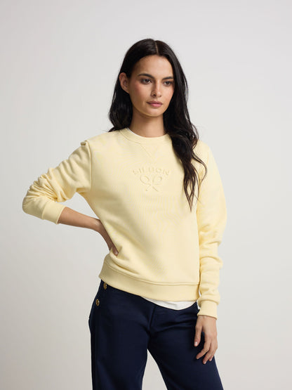 Sudadera woman silbon clasico amarilla