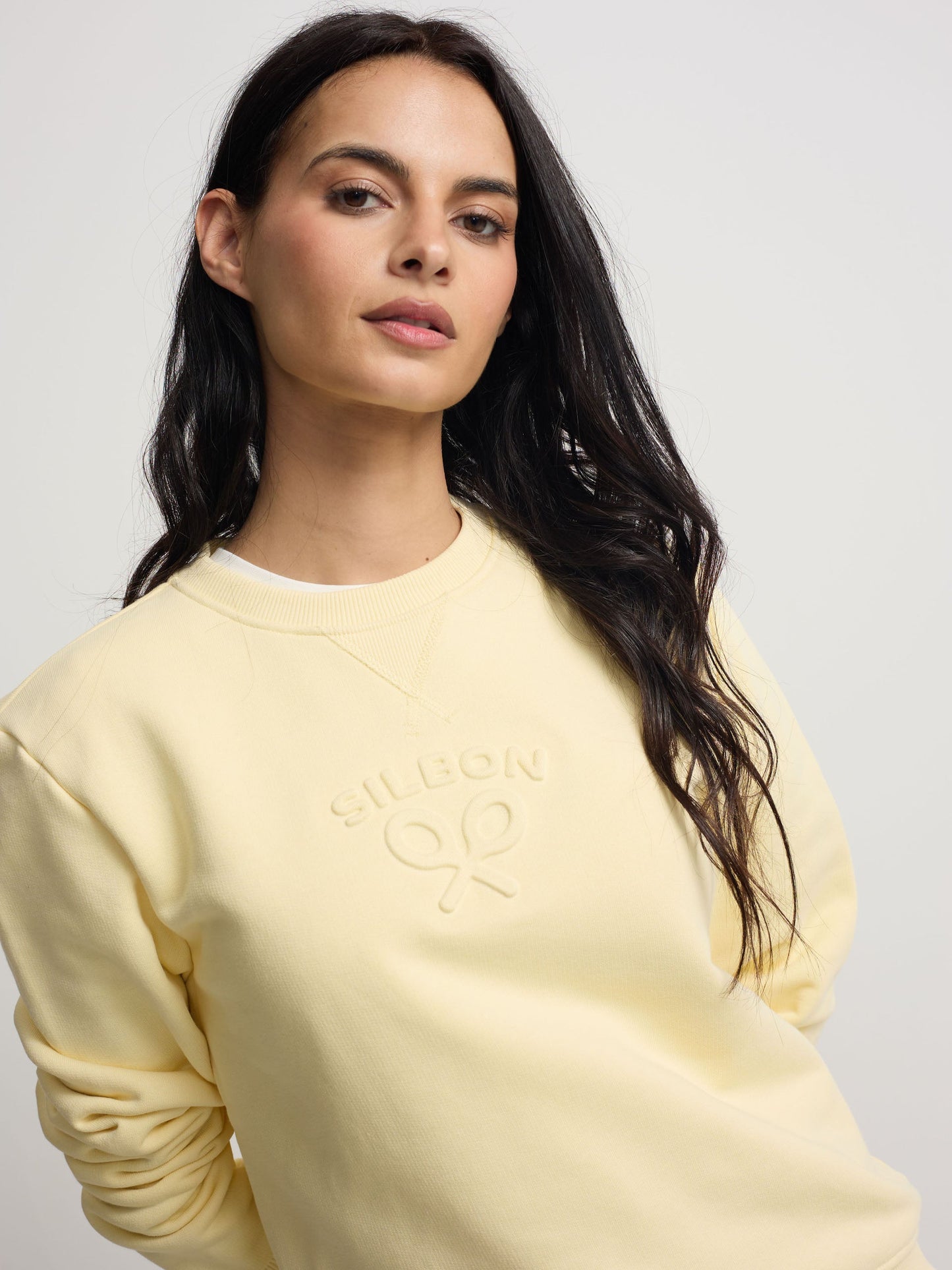 Sudadera woman silbon clasico amarilla