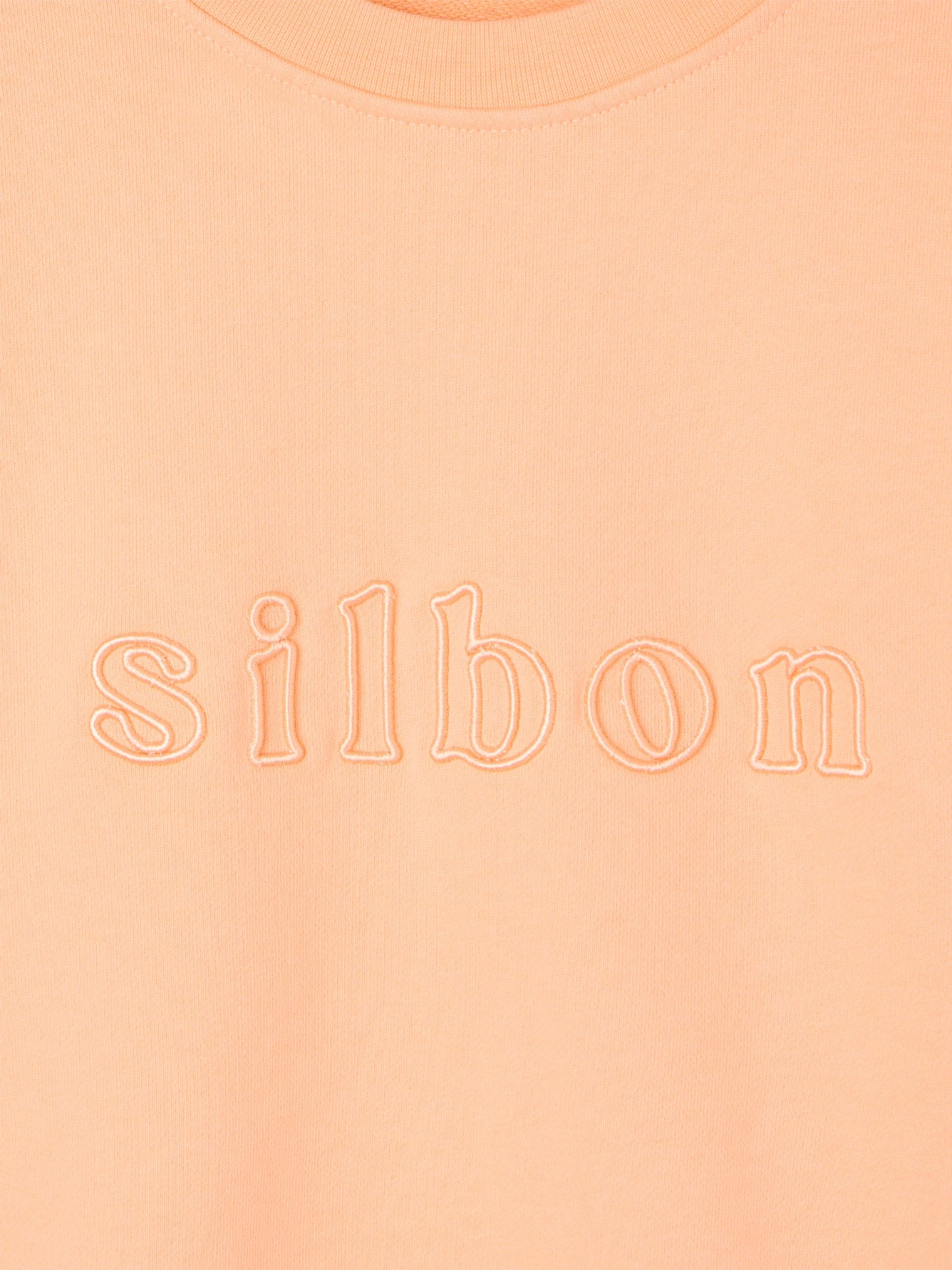 Sudadera woman bordado silbon naranja