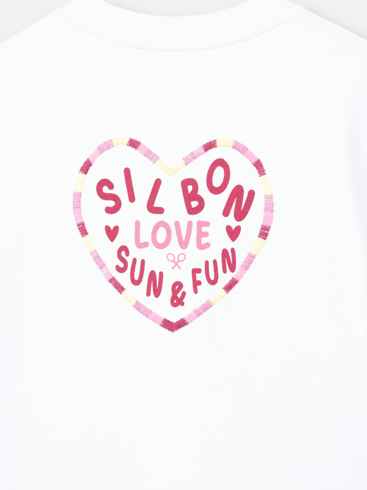 Sudadera woman corazon love blanca