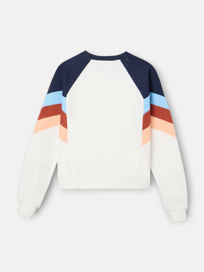 Sudadera woman tricolor azules