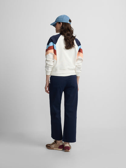 Sudadera woman tricolor azules