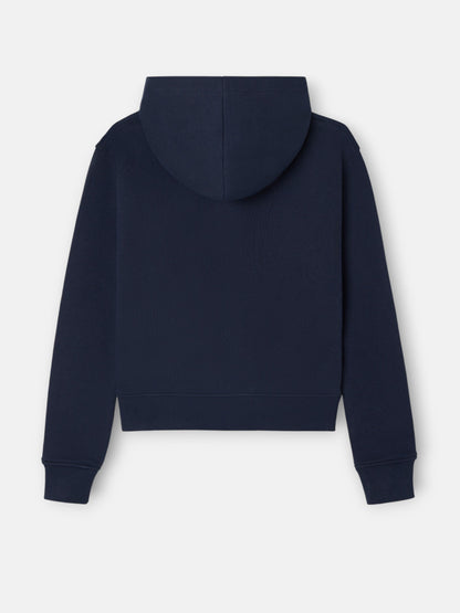 Sudadera woman cremallera raqueta marino